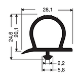 Refrigeration Compression Gasket 85-A EDPM Rubber