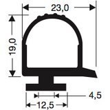 Boxcold Door Gasket (No Heater Channel)