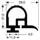 Boxcold Door Gasket With Heater Cable Channel