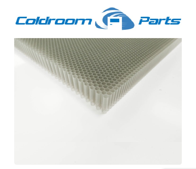 Honeycomb Air Straightener 1250mm x 500mm Sheet  5mm Dia Holes