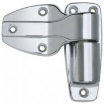 Kason 1246 Reversible Cam-Rise Chrome Flush Hinge