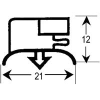 Refrigeration Magnetic Gasket MG-6 (3M Lengths)