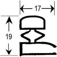 Refrigeration Magnetic Gasket MG-7a (3M lengths)