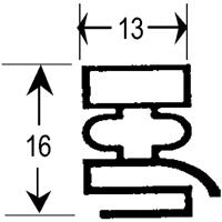 Refrigeration Magnetic Gasket MG-10 (3M Lengths). Please Enquire Before Ordering