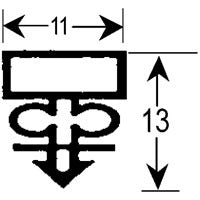 Refrigeration Magnetic Gasket MG-12 (3M Lengths)