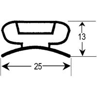 Refrigeration Magnetic Gasket MG-15 (3M Lengths)