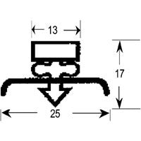 Refrigeration Magnetic Gasket MG-22 (3M Lengths)