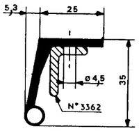 Fermod 250 Scraper Gasket 2M Excludes retainer 3362