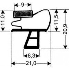 Refrigeration Magnetic Gasket 162-M (2.5M Lengths)