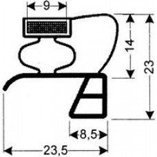 Refrigeration Magnetic Gasket 78-M (2.5M lengths)