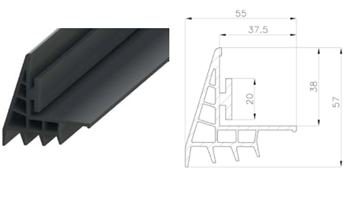 MTH Large Bottom Gasket (4.5M Lengths)